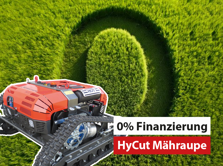 0% Finanzierung für die HyCut Mähraupe